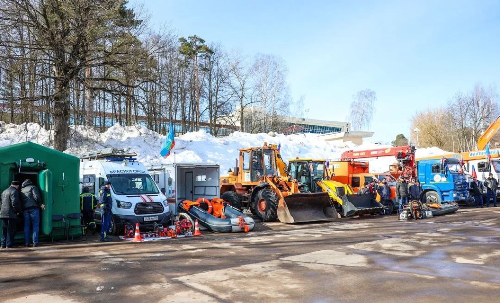 В Красногорске готовятся к паводку