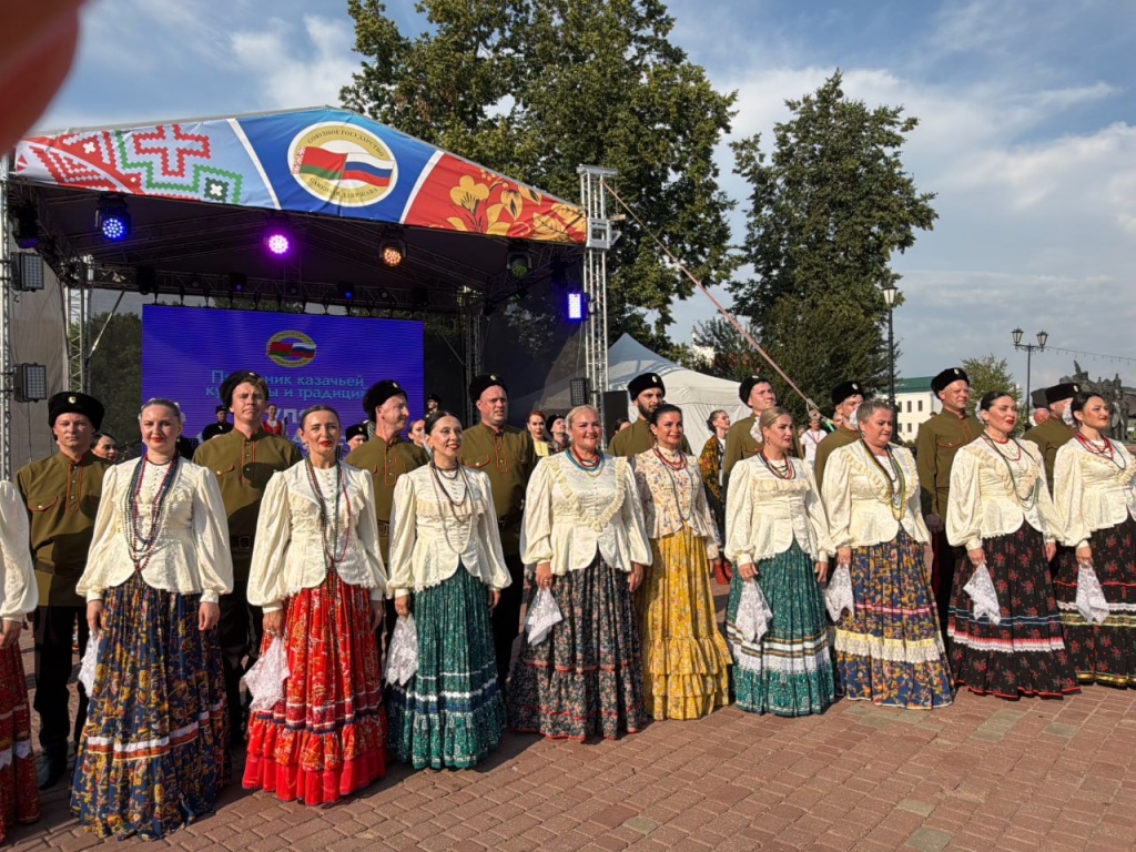 Казачьи традиции Мордовии продемонстрировали на международном фестивале в Витебске