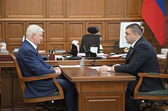Губернатор Александр Гусев и председатель гордумы Андрей Дьяченко обсудили планы развития Воронежа на ближайшие годы